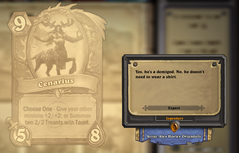 Illustration for article titled Hearthstone Cards Are Funnier Than You'd Expect